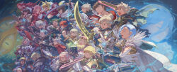 Rule 34 | 6+boys, 6+girls, animal ears, armor, asugi (fire emblem), azura (fire emblem), black gloves, blonde hair, blue eyes, blue hair, book, bow, braid, braided ponytail, brown eyes, brown hair, caeldori (fire emblem), closed eyes, commentary, english commentary, eye mask, fang, fang out, feather cape, fire emblem, fire emblem fates, floating hair, folding fan, forrest (fire emblem), fox ears, fox girl, garmmy, gloves, green hair, grey hair, hand fan, headband, highres, hisame (fire emblem), holding, holding book, holding fan, holding polearm, holding sword, holding weapon, ignatius (fire emblem), kana (fire emblem), katana, kiragi (fire emblem), long hair, mitama (fire emblem), multiple boys, multiple girls, music, nina (fire emblem), nintendo, open book, ophelia (fire emblem), pauldrons, percy (fire emblem), pointy ears, polearm, ponytail, red eyes, red hair, red hood, rhajat (fire emblem), selkie (fire emblem), shiro (fire emblem), short hair, shoulder armor, siegbert (fire emblem), singing, soleil (fire emblem), spear, sword, twintails, velouria (fire emblem), wavy hair, weapon, white hair, wolf ears, wolf girl, yellow eyes
