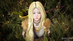 3d archery black_desert black_desert_online blonde_hair copyright_name elf highres pointy_ears ranger_(black_desert) self-upload standing
