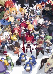 Rule 34 | 6+boys, 6+girls, absurdres, adell (disgaea), akutare (disgaea), archer (disgaea), axe, axel (disgaea), bat wings, beast master (disgaea), blonde hair, bomb, bow, demon girl, detached sleeves, disgaea, dragon zombie (disgaea), elder spear, etna (disgaea), everyone, explosive, female warrior (disgaea), flat chest, flonne, flonne (fallen angel), fubuki (disgaea), geomancer (disgaea), ghost (disgaea), guitar, gun, gunner (disgaea), hanako (disgaea), harada takehito, healer (disgaea), heavy knight (disgaea), highres, instrument, kunoichi (disgaea), kurtis, kurtis (disgaea), laharl, mage (disgaea), magic knight (disgaea), makai senki disgaea 2, male warrior (disgaea), miniskirt, multiple boys, multiple girls, ninja (disgaea), nippon ichi, official art, orc (disgaea), pointy ears, polearm, prinny, red eyes, red hair, ronin (disgaea), rozalin, samurai (disgaea), sinner (disgaea), skirt, skull (disgaea), spear, staff, sword, tail, taro (disgaea), thief (disgaea), tink, tink (disgaea), wand, warrior (disgaea), warslug (disgaea), weapon, wings, yukimaru