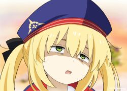 1girl artoria_caster_(fate) artoria_caster_(second_ascension)_(fate) artoria_pendragon_(fate) blonde_hair fate/grand_order fate_(series) green_eyes make_heroine_ga_oo_sugiru! meme scene_reference umirunie
