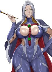 1girl absurdres breasts highres huge_breasts inage_natsu long_hair taimanin_(series) taimanin_rpgx yesman_(cvbnyesman)