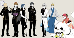 6+boys bad_id bad_pixiv_id bald black_hair blonde_hair blue_hair brown_hair cosplay gintama kagura_(gintama) kagura_(gintama)_(cosplay) kirihara_akaya kuwahara_jackal male_focus marui_bunta multiple_boys niou_masaharu oto69 oto_(phenomenon) racket red_hair sakata_gintoki sakata_gintoki_(cosplay) sanada_gen&#039;ichirou shimura_shinpachi shimura_shinpachi_(cosplay) short_hair tan tennis_no_ouji-sama tennis_racket white_hair yagyuu_hiroshi yanagi_renji yukimura_seiichi