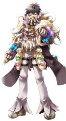 1boy armor black_hair breastplate brown_eyes flask full_body genetic_(ragnarok_online) gloves large_variant_set looking_at_viewer male_focus mask midriff mouth_mask official_art pants pauldrons potion ragnarok:_guild_masters ragnarok_online round-bottom_flask shoes short_hair shoulder_armor simple_background solo standing syringe transparent_background variant_set vial white_gloves white_pants white_shoes yamadori_ofuu