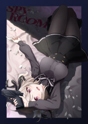 1girl absurdres breasts highres large_breasts lily_(spy_kyoushitsu) skirt solo spy_kyoushitsu