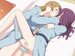 1futa 1girl daiba_nana futa_with_female futanari hoshimi_junna multiple_girls shoujo_kageki_revue_starlight tagme