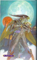 blonde_hair blue_eyes boilingpoint chrono_(series) chrono_cross kid_(chrono_cross) lynx pussy restrained