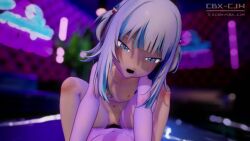 1boy 1girl 3d animated anus artist_name ass blue_eyes blue_hair breasts completely_nude erection feet fish_tail footjob gawr_gura girl_on_top grabbing_another&#039;s_ass grinding groping hetero hololive hololive_english koikatsu_(medium) loli looking_at_viewer looking_back lying male_masturbation male_pubic_hair masturbation multiple_views navel nipples nude on_back open_mouth orange-half-god penis pov pov_crotch pov_hands pubic_hair pussy reverse_cowgirl_position sex shark_girl shark_tail small_breasts sound straddling tagme tail testicles toes twitter_username uncensored vaginal video virtual_youtuber