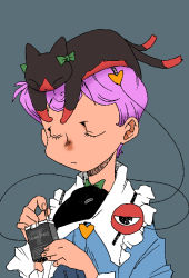 1girl bird cat cigarette cigarette_pack hairband kaenbyou_rin kaenbyou_rin_(cat) komeiji_satori onikobe_rin raven crow reiuji_utsuho reiuji_utsuho_(bird) short_hair third_eye touhou