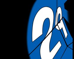 1990s_(style) absurdres blue_theme derivative_work highres monochrome no_humans retro_artstyle soreyuke!_uchuu_senkan_yamamoto_youko vector_trace yamamoto_youko