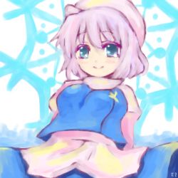 1girl 23 23_(candy_chapus) colored_eyelashes female_focus letty_whiterock lowres oekaki solo touhou