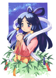 1girl blue_eyes blue_hair long_hair solo tagme yu_3
