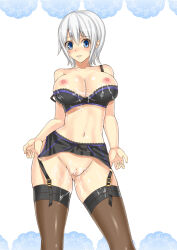 Rule 34 | 1girl, artist request, blush, bra, breasts, cum, cum on body, fairy tail, large breasts, lisanna strauss, nipples, panties, underwear