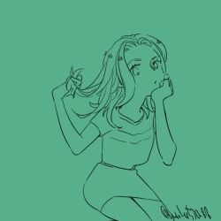 Rule 34 | 1girl, digimon, digimon adventure 02, female focus, looking at viewer, medium hair, skirt, solo, star (symbol), tachikawa mimi