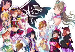 Rule 34 | 6+girls, ayase eli, black hair, blonde hair, blue hair, brown hair, dancing stars on me!, highres, hoshizora rin, katoryu gotoku, koizumi hanayo, kosaka honoka, long hair, love live!, love live! school idol festival, love live! school idol project, minami kotori, multiple girls, nishikino maki, orange hair, red hair, short hair, sonoda umi, tojo nozomi, yazawa nico