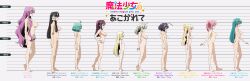 6+girls absurdres akoya_matama anemo_nemo araga_kiwi bust_chart breasts bust_chart chart completely_nude full_body hanabishi_haruka height_chart height_comparison height_difference highres hiiragi_utena inverted_nipples large_breasts lineup logo loli long_hair lord_enorme mahou_shoujo_ni_akogarete medium_breasts minakami_sayo morino_korisu multiple_girls nude official_art short_hair sister_gigant small_breasts standing tall_female tenkawa_kaoruko