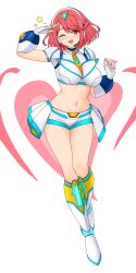 breasts commission cosplay feichu_keju large_breasts mega_man_x_(series) mega_man_x_dive official_alternate_costume pixiv_commission pyra_(xenoblade) rico_(mega_man) rico_(mega_man)_(cosplay) solo xenoblade_chronicles_(series) xenoblade_chronicles_2
