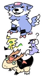 Rule 34 | armor, claws, digimon, digimon (creature), dorumon, loogamon, looking at viewer, meme, pulsemon, ryudamon, smile, tail