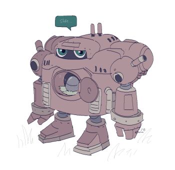 Rule 34 | digimon, digimon (creature), digitama, egg, green eyes, guardromon, looking at viewer, no humans, sleeping, solo