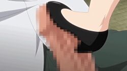 10s 1boy 1girl 2019 aged_down animated animated_gif asou_miyuri censored close-up doki_doki_little_ooya-san erection female_dominating_male indoors loli long_hair lowres mosaic_censoring panties penis size_difference stepping_on_penis tagme underwear