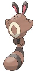 Rule 34 | . ., :&lt;, absurdres, animal focus, balancing on tail, closed mouth, full body, gen 2 pokemon, highres, nintendo, no humans, official art, pokemon, pokemon (creature), pokemon focus, pokemon hgss, sentret, solo, sugimori ken, third-party source, transparent background