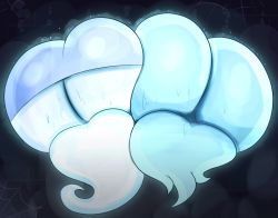 2girls animal_ears ass clothes flying furry furry_female ghost highres huge_ass looking_back mb_ota monster_girl multiple_girls rabbit_ears raving_rabbids spooky_(shojs)