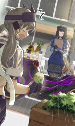 Rule 34 | 4girls, angry, animal ears, black hair, blue skirt, character request, closed eyes, cup, dougaku (passionpit777), duel monster, grey hair, highres, holding, holding cup, i:p masquerena, jacket, k9 - #17 izuna, motion lines, motor vehicle, motorcycle, multiple girls, noh-p.u.n.k. ze amin, pantyhose, see-through clothes, see-through jacket, skirt, speed lines, weasel ears, weasel girl, yu-gi-oh!