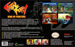 andy_bogard box_art fatal_fury game_console geese_howard hurricane_upper joe_higashi nintendo oobari_masami power_wave reppuken snk super_nintendo takara terry_bogard the_king_of_fighters