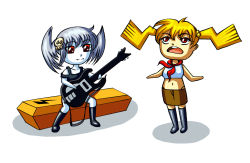 2-ch chibi creepy-tan dvach-tan guitar instrument mascot ru-chans