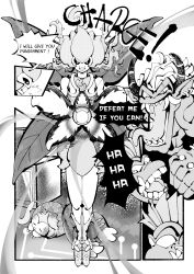 Rule 34 | digimon, digimon (creature), fairy, flower, goburimon, highres, lilimon, lopmon, monster girl, orgemon, petals, plant girl, sharp teeth, tanemon, teeth