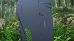 1girl animated anime_screenshot arato_nagi ass belt blue_pants denim highres hip_focus jeans outdoors pants ruri_no_houseki sound tagme thick_thighs thigh_focus thighs video wide_hips