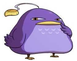 bird full_body looking_at_viewer no_humans official_art simple_background solo third-party_source white_background yokodori youkai_(youkai_watch) youkai_watch