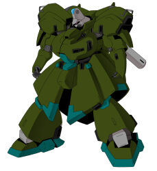 Rule 34 | breda (mobile suit), commentary request, external fuel tank, gundam, gundam the revival of zeon, machinery, mecha, mecha focus, mobile suit, one-eyed, pink eyes, robot, science fiction, simple background, solo, srdog6, standing, white background