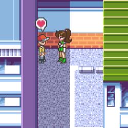 ! 1boy 1girl against_wall age_difference alley animated animated_gif bishoujo_senshi_sailor_moon blood brown_hair commentary cum defloration english_commentary english_text hat heart hetero kino_makoto kino_makoto&#039;s_school_uniform kiss long_hair magical_girl onee-shota oral outdoors paradigma7 penis pixel_art pixiv_username presenting sailor_jupiter sailor_senshi_uniform school_uniform self-upload sex shirt shorts shota size_difference skirt small_penis speech_bubble spoken_exclamation_mark spoken_heart spoken_sweatdrop standing standing_sex stealth_sex sweatdrop vaginal virgin