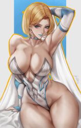 1girl blonde_hair breasts emma_frost highres large_breasts marvel marvel_rivals x-men