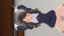 10s 1boy 1girl 2018 aged_down animated animated_gif asou_miyuri ass black_hair black_socks blush censored closed_eyes clothed_sex cross cross_necklace deep_penetration doggystyle doki_doki_little_ooya-san hetero jewelry leg_grab loli long_hair looking_back lowres mosaic_censoring necklace no_panties nun open_mouth penis pussy pussy_juice sex sex_from_behind skirt smile socks solo_focus spread_legs standing tagme teeth upper_teeth_only vaginal