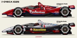 artist_name canadian_flag car commentary english_commentary finnish_flag formula_racer from_side highres honda indycar_series logo mei_(genistarts) motor_vehicle original race_vehicle racecar shadow spoiler_(automobile) sponsor vehicle_focus