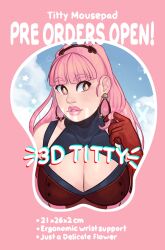 Rule 34 | breast mousepad, breasts, cleavage, fire emblem, fire emblem: three houses, highres, hilda valentine goneril, mousepad, nintendo, philiatrix, tagme
