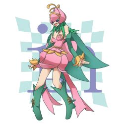 Rule 34 | 1girl, digimon, digimon (creature), fairy, flower, lilimon, lilimon x-antibody, monster girl, petals, plant girl, solo