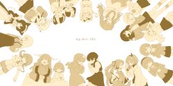 Rule 34 | 3h3983, 6+girls, a.i. voice, absurdres, adachi rei, album name, babel (utau), blazer, blunt bangs, camcorder, camera, cat girl, catfight (synthesizer v), chikyuu no ura (cevio), closed eyes, collared shirt, commentary request, create-girl (vocaloid), creator connection, daijoyuu-san (synthesizer v), dear my witchcraft (vocaloid), dragon girl, dress, eastern dragon horns, eyepatch, frilled dress, frills, golden number (vocaloid), hair ornament, hairband, hatsune miku, highres, hoho ga kawaku made (vocaloid), holding, holding camera, holding paintbrush, horns, isei (iyowa), isei ni ikou ne (cevio), issen kounen (vocaloid), iyowa (igusuri please) (style), iyowa girls, jacket, kaneko (iyowa), kinki-chan (iyowa), lime (maimaimaigoen), lion (maimaimaigoen), long hair, long sleeves, looking at viewer, lying, maho-chan (iyowa), maid, maid headdress, maimaimaigoen, medical eyepatch, momo (iyowa), momoiro no kagi (vocaloid), monochrome, multicolored hair, multiple girls, neck ribbon, netsu ijou (utau), on back, one side up, own hands clasped, own hands together, paintbrush, pajamy (character) (iyowa), pinafore dress, pleated skirt, ponytail, ribbon, riko (iyowa), school uniform, serafuku, shared blanket, shirt, short hair, simple background, skirt, sleeping, sleeveless, sleeveless dress, star (symbol), star hair ornament, suspender skirt, suspenders, sweater, twintails, two-tone hair, under covers, ura (iyowa), utau, video camera, vocaloid, watashi wa kinki (vocaloid), white background, yumemiru uroko (voisona), yuu (iyowa)
