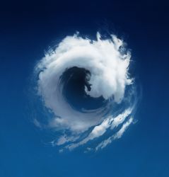 blue_background blue_theme cloud cloudy_sky highres nature nephelomancer no_humans original outdoors scenery simple_background sky spiral