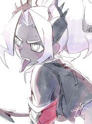 Rule 34 | 1girl, demon girl, helltaker, highres, judgement (helltaker), long tongue, noah (tettsui-sole), tagme, tongue