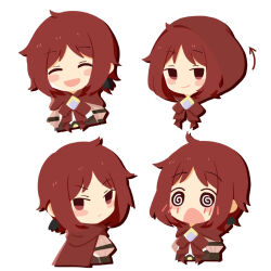 1girl blush cape fire_emblem fire_emblem:_three_houses fire_emblem_warriors:_three_hopes long_hair mifune_miyu_(weibo_5907079617) monica_von_ochs nintendo official_alternate_costume official_alternate_hairstyle open_mouth red_cape red_eyes red_hair