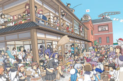 10s 1boy 6+girls abyssal_ship admiral_(kancolle) akagi_(kancolle) akashi_(kancolle) akatsuki_(kancolle) akebono_(kancolle) akigumo_(kancolle) akitsu_maru_(kancolle) akizuki_(kancolle) alcohol alternate_costume amagi_(kancolle) amatsukaze_(kancolle) anchor_(symbol) animal_ears apron architecture ashigara_(kancolle) atago_(kancolle) ayanami_(kancolle) bag balcony bamboo_broom bell beret bismarck_(kancolle) black_hair blonde_hair blue_hair blue_sky book book_stack bottle box broom brown_hair bucket bucket_of_water cape cardboard_box carrying_over_shoulder carrying_overhead chitose_(kancolle) chiyoda_(kancolle) cleaning cleaning_windows clipboard commentary_request cooking cooler day detached_sleeves double_bun dress drum_(container) duster east_asian_architecture eating elbow_gloves everyone eyepatch fish fishing fishing_line fishing_rod flag flower folded_fan folded_ponytail folding_fan food fubuki_(kancolle) fur_trim fusou_(kancolle) futon glasses gloves goggles goggles_on_head green_eyes green_hair grey_hair grilling haguro_(kancolle) hair_bell hair_bun hair_flower hair_ornament hair_ribbon hair_tubes hairband hairclip hamakaze_(kancolle) hand_fan handrail haruna_(kancolle) hat hatsuharu_(kancolle) hatsuyuki_(kancolle) hayasui_(kancolle) headscarf headgear hibiki_(kancolle) hiei_(kancolle) highres hiryuu_(kancolle) hishi_(pattern) hiyou_(kancolle) horns houshou_(kancolle) hyuuga_(kancolle) i-19_(kancolle) i-401_(kancolle) i-8_(kancolle) ikazuchi_(kancolle) inazuma_(kancolle) ise_(kancolle) isokaze_(kancolle) isuzu_(kancolle) japanese_clothes japanese_flag jingle_bell jintsuu_(kancolle) jun&#039;you_(kancolle) kaga_(kancolle) kantai_collection kappougi kashima_(kancolle) katsuragi_(kancolle) kirishima_(kancolle) kiso_(kancolle) kitakami_(kancolle) kiyoshimo_(kancolle) kongou_(kancolle) kuma_(kancolle) kumano_(kancolle) laundry laundry_basket libeccio_(kancolle) liquor littorio_(kancolle) long_hair looking_outside makigumo_(kancolle) maru-yu_(kancolle) mask maya_(kancolle) military military_hat military_uniform miniskirt miyuki_(kancolle) mo_(kireinamo) mogami_(kancolle) mouth_mask multiple_girls muneate murakumo_(kancolle) musashi_(kancolle) mutsu_(kancolle) mutsuki_(kancolle) myoukou_(kancolle) nachi_(kancolle) naganami_(kancolle) nagato_(kancolle) naka_(kancolle) nontraditional_miko northern_ocean_princess oboro_(kancolle) ocean on_ceiling on_roof onigiri ooi_(kancolle) ooshio_(kancolle) ooyodo_(kancolle) open_book outdoors pantyhose paper paper_bag paper_fan paper_stack pink_hair plaid_clothes plaid_skirt ponytail prinz_eugen_(kancolle) purple_hair queue rabbit_ears railing reading revision ribbon ro-500_(kancolle) roma_(kancolle) rooftop ryuujou_(kancolle) sailor_hat samidare_(kancolle) santa_costume santa_hat scarf scarf_over_mouth school_swimsuit school_uniform scroll seaport_princess sendai_(kancolle) serafuku shigure_(kancolle) shikigami shikinami_(kancolle) shimakaze_(kancolle) shiranui_(kancolle) short_hair shorts shoukaku_(kancolle) side_ponytail sidelocks single_horn sitting sitting_on_roof skirt sky smile souryuu_(kancolle) spilling strapless strapless_dress suzukaze_(kancolle) suzuya_(kancolle) sweet_potato swimsuit taihou_(kancolle) takao_(kancolle) tama_(kancolle) tasuki tatsuta_(kancolle) teamwork tenryuu_(kancolle) tenugui thighhighs tokitsukaze_(kancolle) tone_(kancolle) torpedo track_suit translation_request trash_bag tray tripping twintails uchiwa unryuu_(kancolle) urakaze_(kancolle) ushio_(kancolle) veranda visor_cap white_hair window yamashiro_(kancolle) yukikaze_(kancolle) yuubari_(kancolle) yuudachi_(kancolle) yuugumo_(kancolle) z1_leberecht_maass_(kancolle) z3_max_schultz_(kancolle) zuikaku_(kancolle)