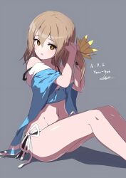 1girl artist_request character_request highres navel seven_knights shorts tagme