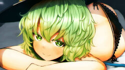 1girl artist_request butt_crack heart komeiji_koishi tagme touhou