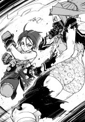 Rule 34 | 2girls, absurdres, animal print, armpits, artist request, ass, back, battle, black mask, blush, bodysuit, boots, boyshort panties, breasts, brown hair, camisole, capcom, cat print, chain, character name, unworn clothes, defeat, delinquent, embarrassed, emphasis lines, eyelashes, female focus, fighting stance, from behind, gloves, heart, heart print, highres, himezaki aoi, humiliation, justice gakuen, kazama akira, legs, long hair, looking at another, mask, matching underwear, medium breasts, midriff, moero! justice gakuen, monochrome, mouth mask, multiple girls, name tag, navel, neck, panties, parted bangs, pink camisole, pink panties, ponytail, print camisole, print panties, profile, purple eyes, red hair, sailor collar, shiny clothes, shiny skin, short hair, sidelocks, signature, spiked hair, thighs, torn bodysuit, torn clothes, tsundere, underwear, underwear only, very long hair, wardrobe malfunction