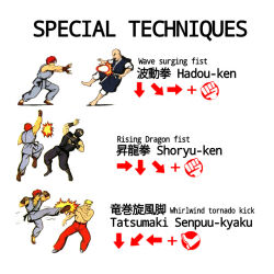 4boys capcom dougi fighting geki_(street_fighter) hadouken joe_(street_fighter) karate_gi monk multiple_boys ninja official_art pants red_hair red_pants retsu_(street_fighter) ryu_(street_fighter) shirtless_male shouryuuken street_fighter street_fighter_1 tatsumaki_senpuukyaku uppercut yasuda_akira