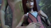 1boy 1girl 20s 3d animated armpit_sex black_trim blue_eyes bracelet breasts clothed_female_nude_male dress dutch_angle erection frottage hair_between_eyes hand_on_chest hand_on_own_chest hetero jewelry kairi_(shery_rakuura) kingdom_hearts kingdom_hearts_iii leaf looking_at_penis looking_back looping_animation medium_hair multiple_views necklace nervous night nude outdoors penis pink_dress red_hair rubbing sex sfmslayer sitting small_breasts smile solo_focus source_filmmaker_(medium) square_enix standing testicles tree uncensored video zipper