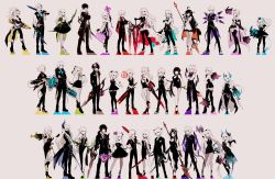 6+boys 6+girls :d add_(elsword) ahoge aiguillette aisha_landar ankle_boots ara_haan ara_han ascot asura_(elsword) bare_legs bare_shoulders belt blade_master_(elsword) blazing_heart_(elsword) boots breasts buttons character_request chung_seiker ciel_(elsword) cleavage closed_mouth code:_battle_seraph_(elsword) code:_empress_(elsword) code:_nemesis_(elsword) creature crimson_avenger_(elsword) crimson_rose_(elsword) crown deadly_chaser_(elsword) demonio_(elsword) diabla_(elsword) diabolic_esper_(elsword) dimension_witch_(elsword) dress dual_wielding elbow_gloves elemental_master_(elsword) elesis_(elsword) elsword elsword_(character) epaulettes eve_(elsword) female_gunner_(dungeon_and_fighter) fighting_stance floating flower formal_clothes freyja_(elsword) full_body gloves grand_archer_(elsword) grand_master_(elsword) gun hands_on_own_hips head_tilt hidden_eyes high_heels highres holding holding_sword holding_weapon horns index_finger_raised infinity_sword_(elsword) iron_paladin_(elsword) jacket kio_(cua_tribal) knee_boots large_breasts leg_up limited_palette long_hair long_sleeves looking_at_viewer lord_knight_(elsword) luciela_r._sourcream lunatic_psyker_(elsword) mastermind_(elsword) multicolored_hair multiple_boys multiple_girls navel night_watcher_(elsword) noblesse_(elsword) one_eye_covered open_clothes open_jacket open_mouth own_hands_clasped own_hands_together pants pantyhose pigeon-toed pointy_hair ponytail raven_cronwell reckless_fist_(elsword) rena_erindel rose rose_(elsword) royal_guard_(elsword) rune_slayer_(elsword) sakra_devanam_(elsword) scepter sleeveless sleeveless_dress small_breasts smile standing standing_on_one_leg stomach storm_trooper_(elsword) streaked_hair suit sword tassel thighhighs turtleneck twintails unsheathed very_long_hair vest veteran_commander_(elsword) void_princess_(elsword) wavy_hair weapon wind_sneaker_(elsword) wrist_cuffs yama_raja_(elsword) zettai_ryouiki