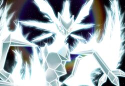 Rule 34 | alternate color, aura, closed mouth, commentary request, dragon, elyoncat, gen 7 pokemon, glowing, legendary pokemon, necrozma, necrozma (ultra), nintendo, no humans, pokemon, pokemon (creature), pokemon focus, shiny pokemon, star (sky), upper body